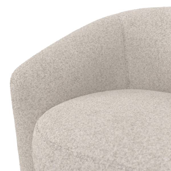 Sofa ISABEL Weiß - Textil - Holz teilmassiv - 197 x 72 x 86 cm