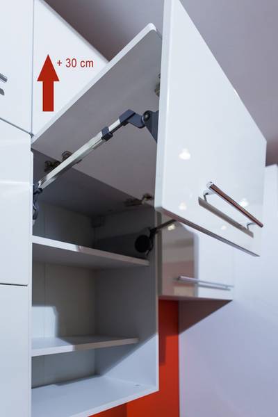 Küchenzeile TREVISO R3 Braun - Weiß - Holzwerkstoff - 490 x 207 x 60 cm
