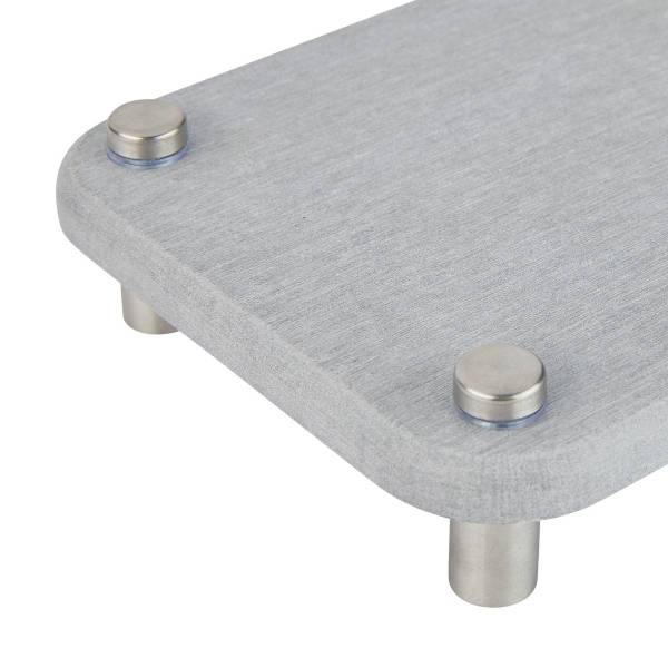 Geschirrmatte DIATO Grau - Stein - 11 x 3 x 28 cm