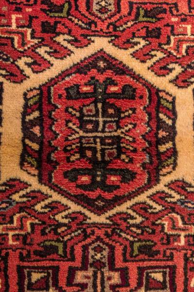 Orientteppich Läufer Nomadic Rot - Wolle - 75 x 1 x 197 cm