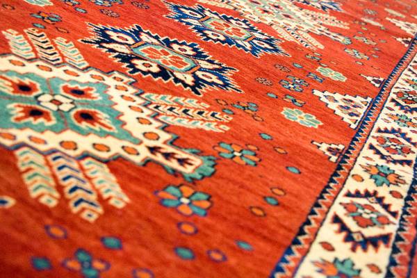 Orientteppich Läufer Oriental Rot - Wolle - 88 x 1 x 296 cm