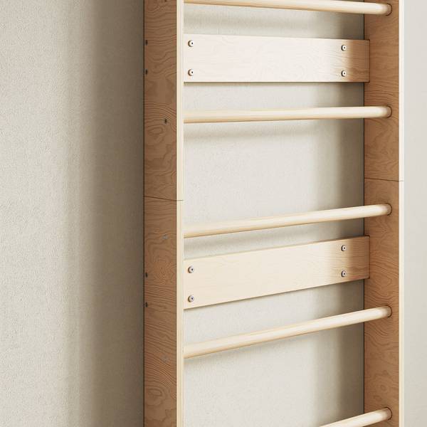 Sprossenwand EVERGYM Braun - Holzwerkstoff - 67 x 238 x 11 cm