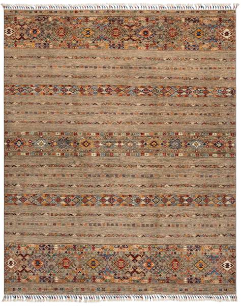 Tapis Torkman LXXXIII Gris - Laine - 175 x 1 x 214 cm