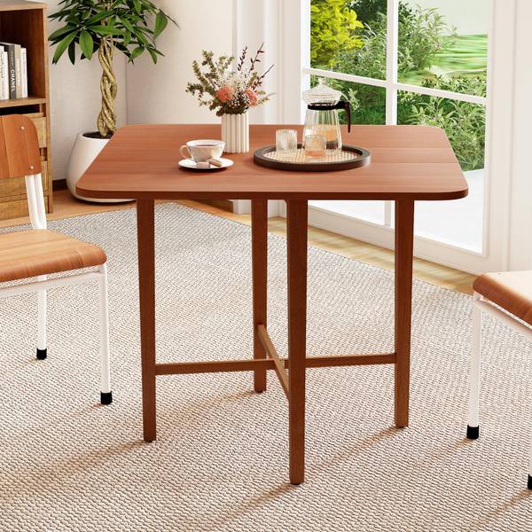 Holzesstisch WO70043IZDE Braun - Holzwerkstoff - 90 x 75 x 90 cm