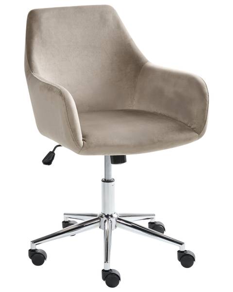 Bürostuhl WELLSTON Beige - Schwarz - Silber - Taupe