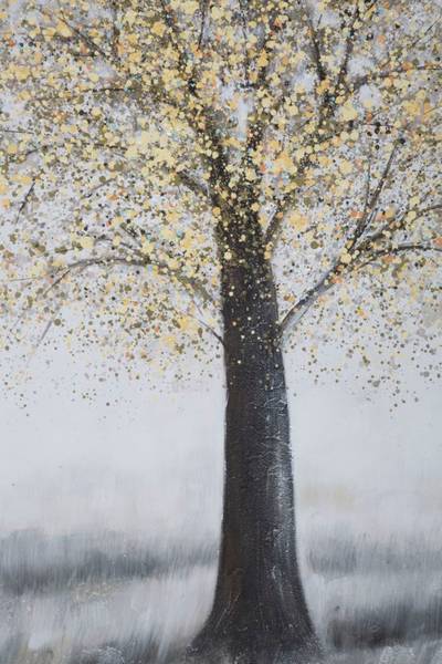 Tableau sur toile Arbre Simple A Bois massif - 4 x 120 x 80 cm