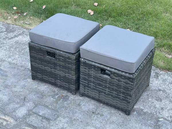 Gartenmöbel Set Mit Tisch C(6er-Set) Grau - Webstoff - 70 x 74 x 124 cm