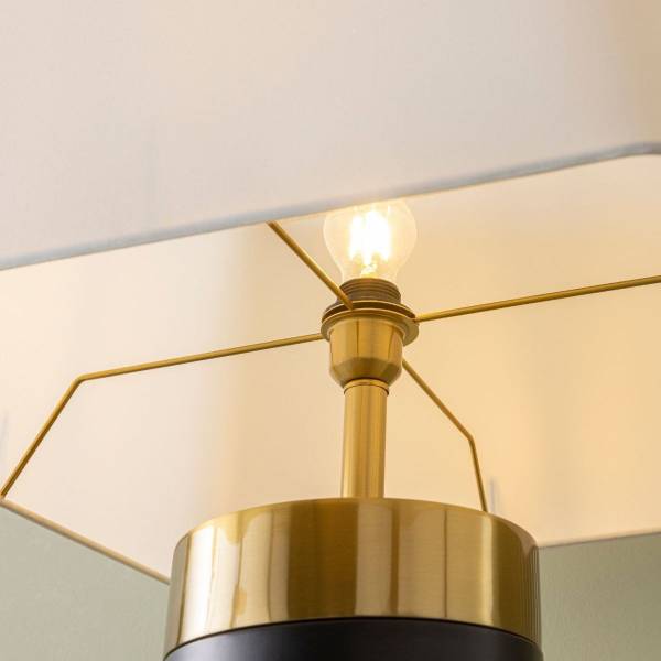 Stehlampe VENDOME Schwarz - Metall - 50 x 165 x 50 cm
