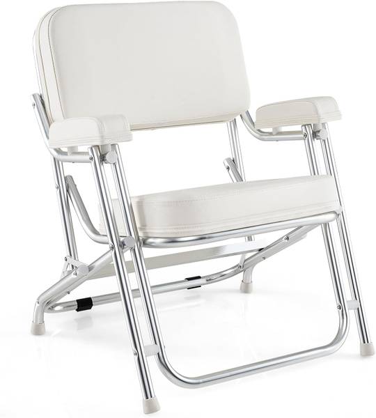 Bootsstuhl ZB33056ITDE Weiß - Metall - 65 x 78 x 67 cm