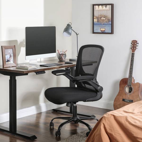 Bürostuhl Schreibtischstuhl ergonomisch Schwarz - Kunstleder - 60 x 107 x 66 cm