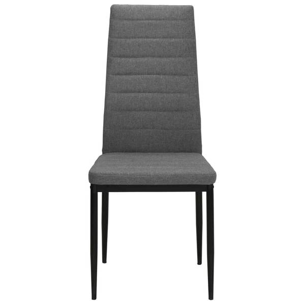 Chaise à manger 295844-3 lot de 2 Gris lumineux