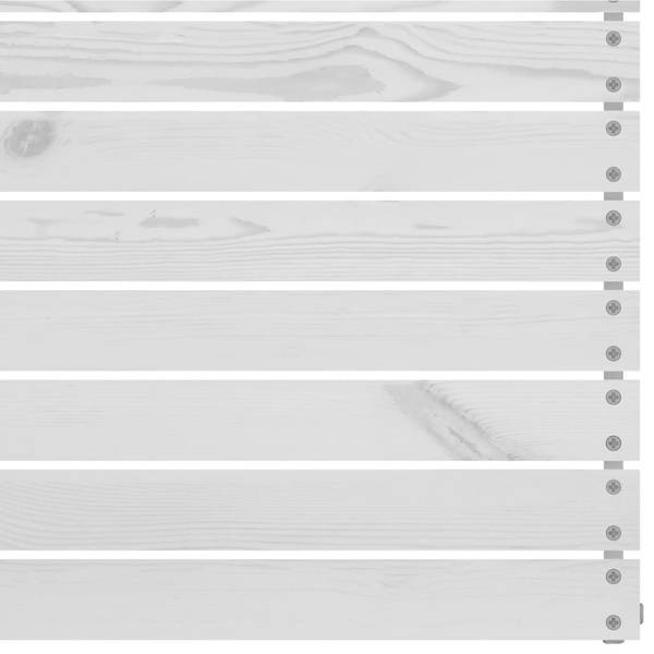 Salon de jardin  3010489 (lot de 8) Blanc - Pin - 64 x 63 x 64 cm
