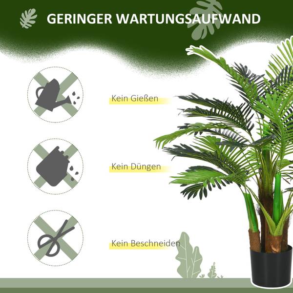 Kunstpflanze BB4808 Grün - Kunststoff - 16 x 100 x 16 cm