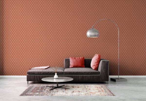 Vliestapete 395385-GU Orange - Kunststoff - 53 x 1 x 850 cm