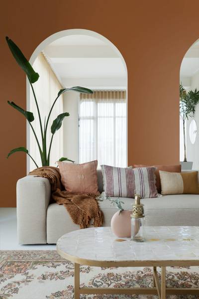 Wandfarbe matt 191031 Orange - Papier - 1800 x 100 x 1800 cm