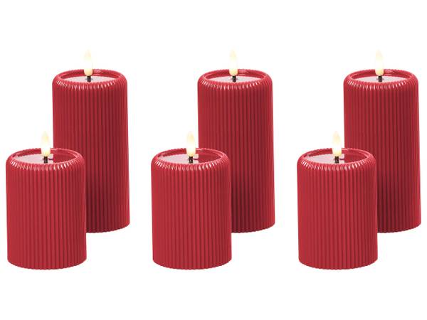 Dekoobjekt NOISETTE 6-tlg Rot