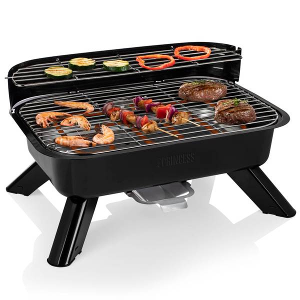 Grill Schwarz - Netzstoff - 32 x 15 x 47 cm