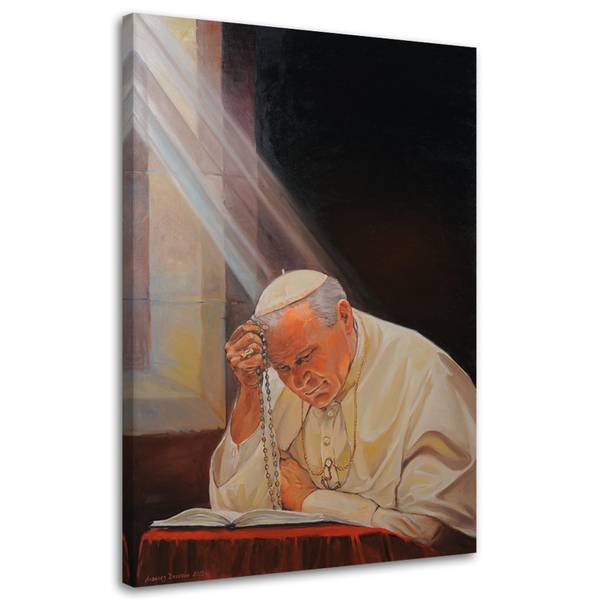 Tableau déco le pape jean-paul ii 40 x 60 cm