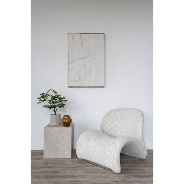 Wandkunst VK8681847496267 Weiß - Holzwerkstoff - 60 x 90 x 3 cm
