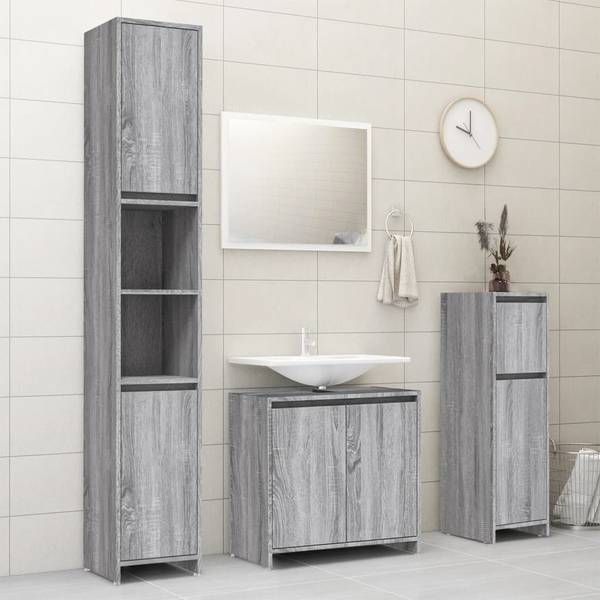 Badezimmerschrank 3003601 Hellgrau