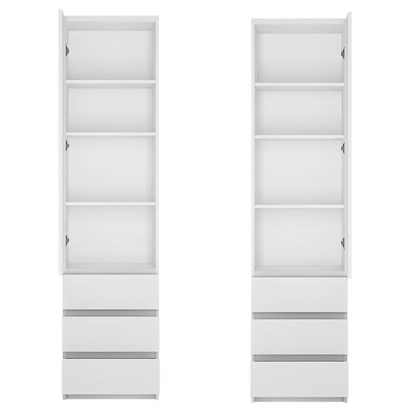 Jugendzimmer-Set FORTALEZA-75 4er-Set Weiß - Holzwerkstoff - 352 x 200 x 206 cm