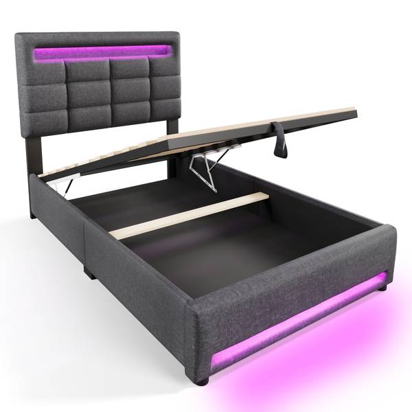 Polsterbett LEINGLOW Ⅰ Grau