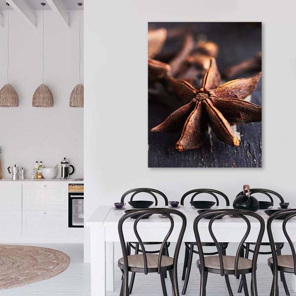 Wandbild sternanis 40 x 60 cm