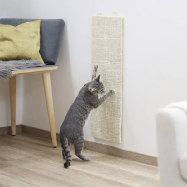 Planche à griffer pour chats 415645 Beige - Tissé à plat - 56 x 100 x 1 cm