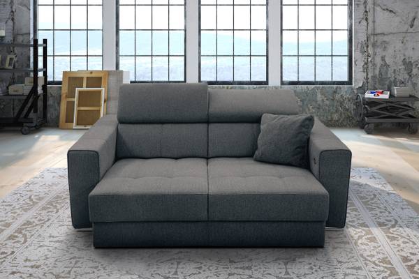 Sofa 3-Sitzer QUARTZ Dunkelgrau