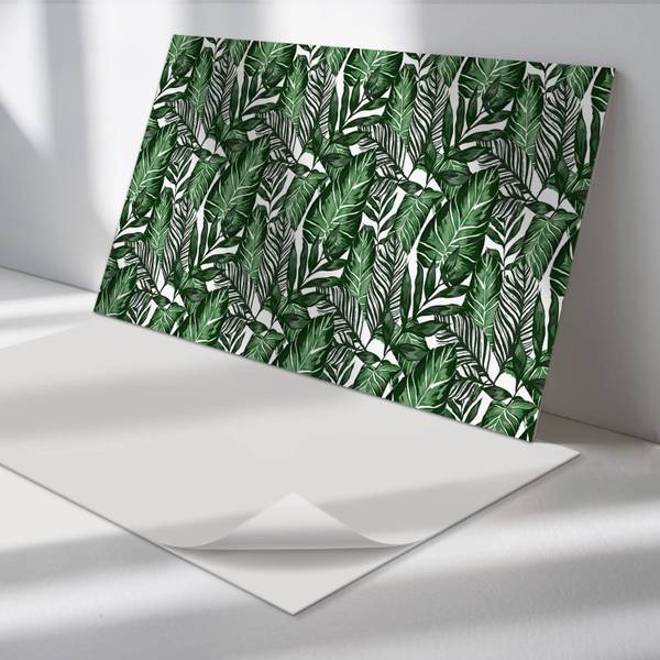 Klebepaneele Tropische Blätter 100 x 50 cm