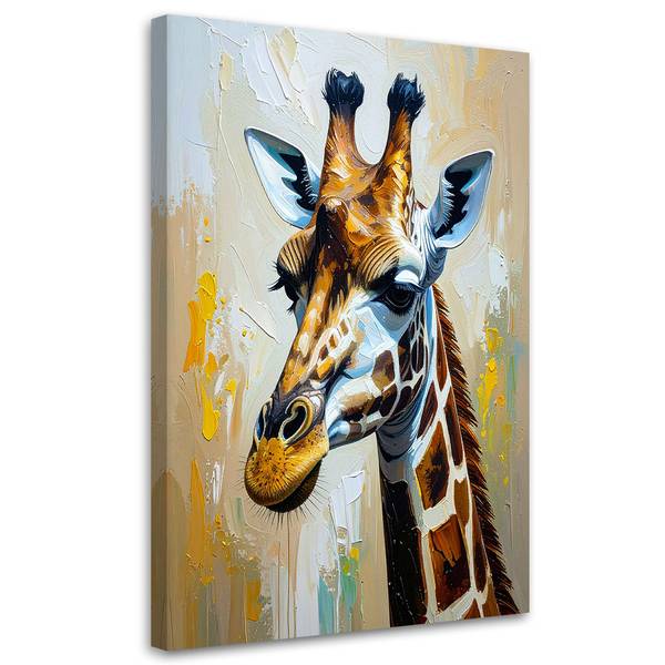 Wandbild Giraffe 70 x 100 cm