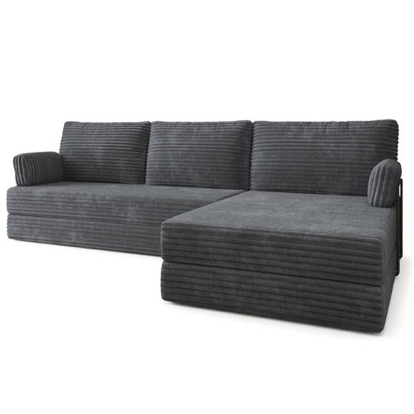 Ecksofa ANKO Dunkelgrau