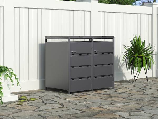 Mülltonnenbox LOKAFA Tiefe: 120 cm