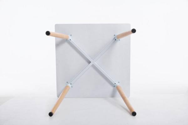 Sidetable Bente bruin - plaatmateriaal op houtbasis - 80 x 75 x 80 cm