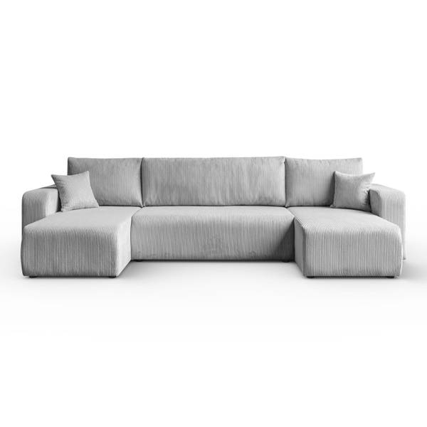 Ecksofa PRESTIGE U Hellgrau