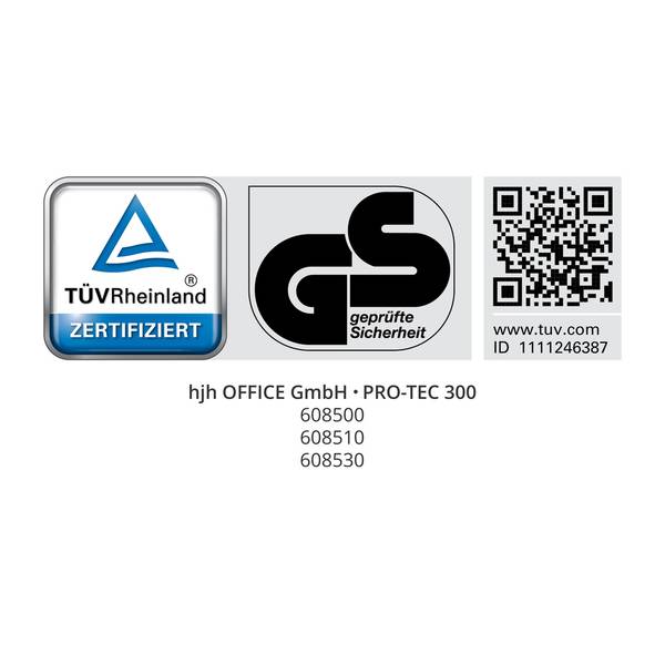 Bürostuhl PRO-TEC 300 Schwarz