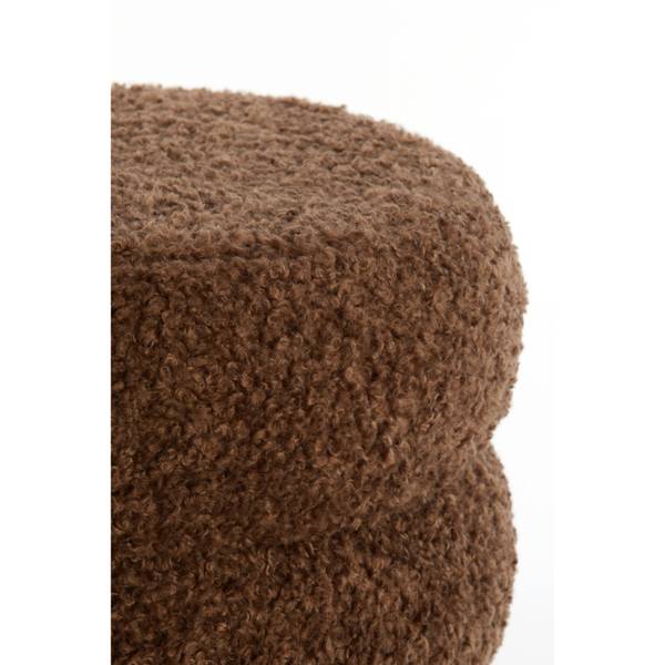 Sitzpuff Jobbi Braun - Flachgewebe - 40 x 45 x 40 cm