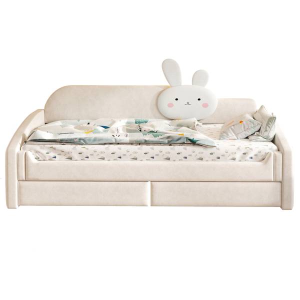 Kindersofa-Bett Metis Ⅱ Beige
