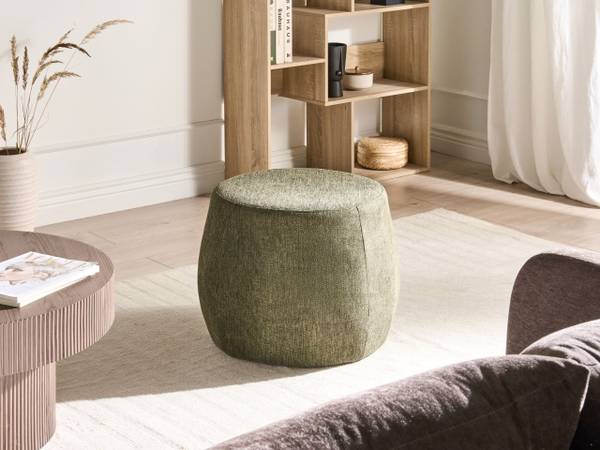 Pouf ASHTON Dunkelgrün - Grün