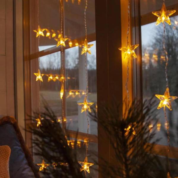 Dekorative Tischleuchte Star Curtain ABS - 90 x 120 x 90 cm