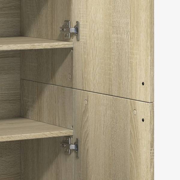 Highboard DE7296 Braun - Holzwerkstoff - 80 x 180 x 35 cm