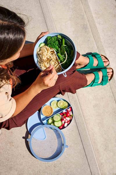 Bento-Lunchbowl Vita Hellblau