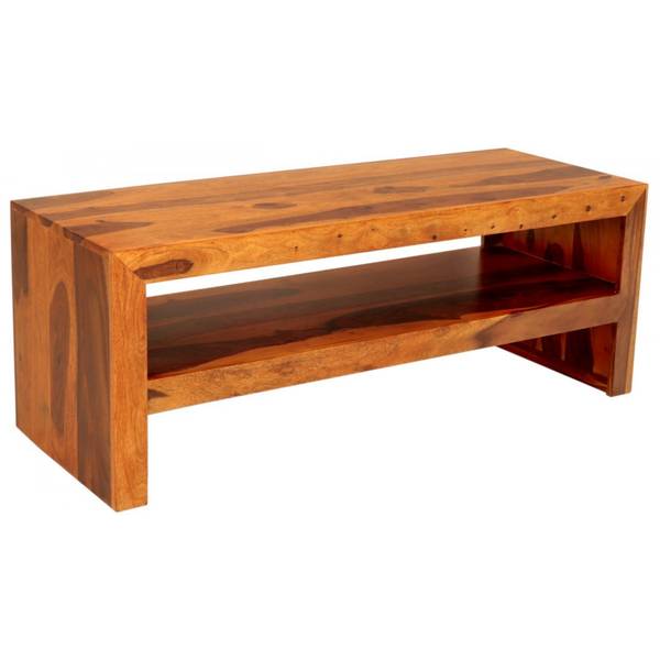 Fernsehtisch Tara Braun - Sheesham - 100 x 45 x 45 cm