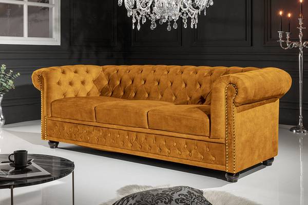 Sofa CHESTERFIELD Gelb