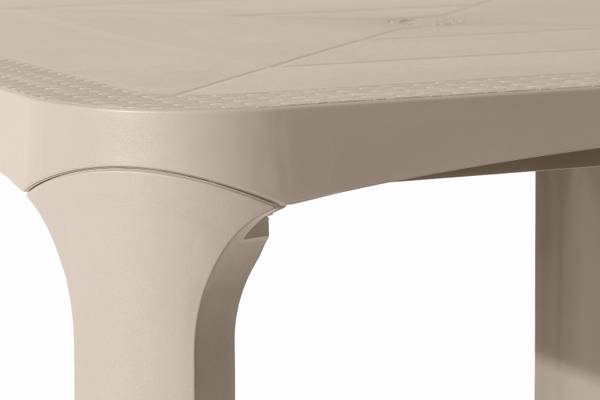 Tuintafel LEOPSI beige - Breedte: 80 cm