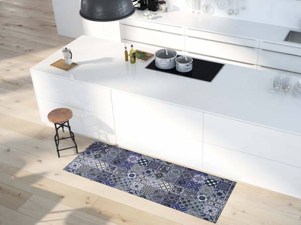 Vinyl-Küchenteppich SPRINTY Keramik Tiefe: 200 cm