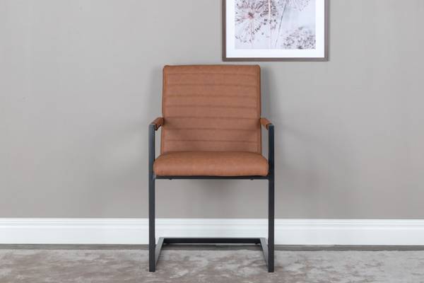 Esszimmerstühle Art (2er-Set) Braun - Flachgewebe - 54 x 88 x 63 cm