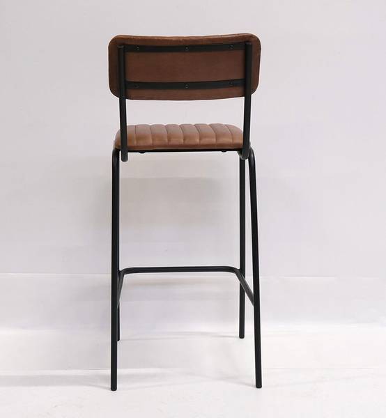 Barhocker Diner Braun - Metall - 47 x 112 x 46 cm