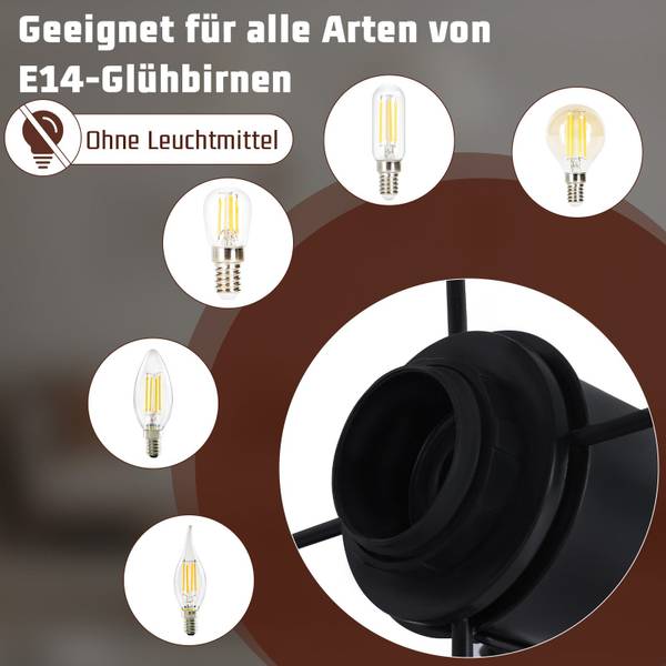 Plafondlamp Knight II met 3 lichtbronnen zwart - 48 x 17 cm