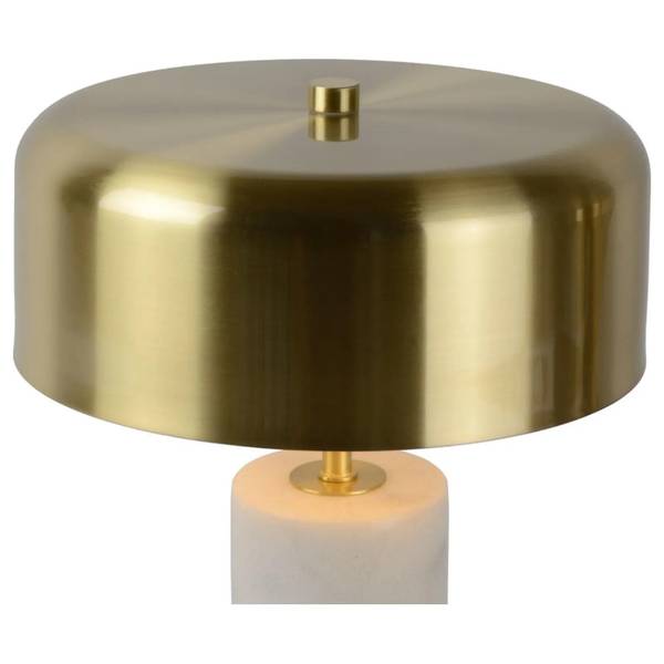 Tischlampe MIRASOL Weiß - Marmor - 25 x 37 x 25 cm